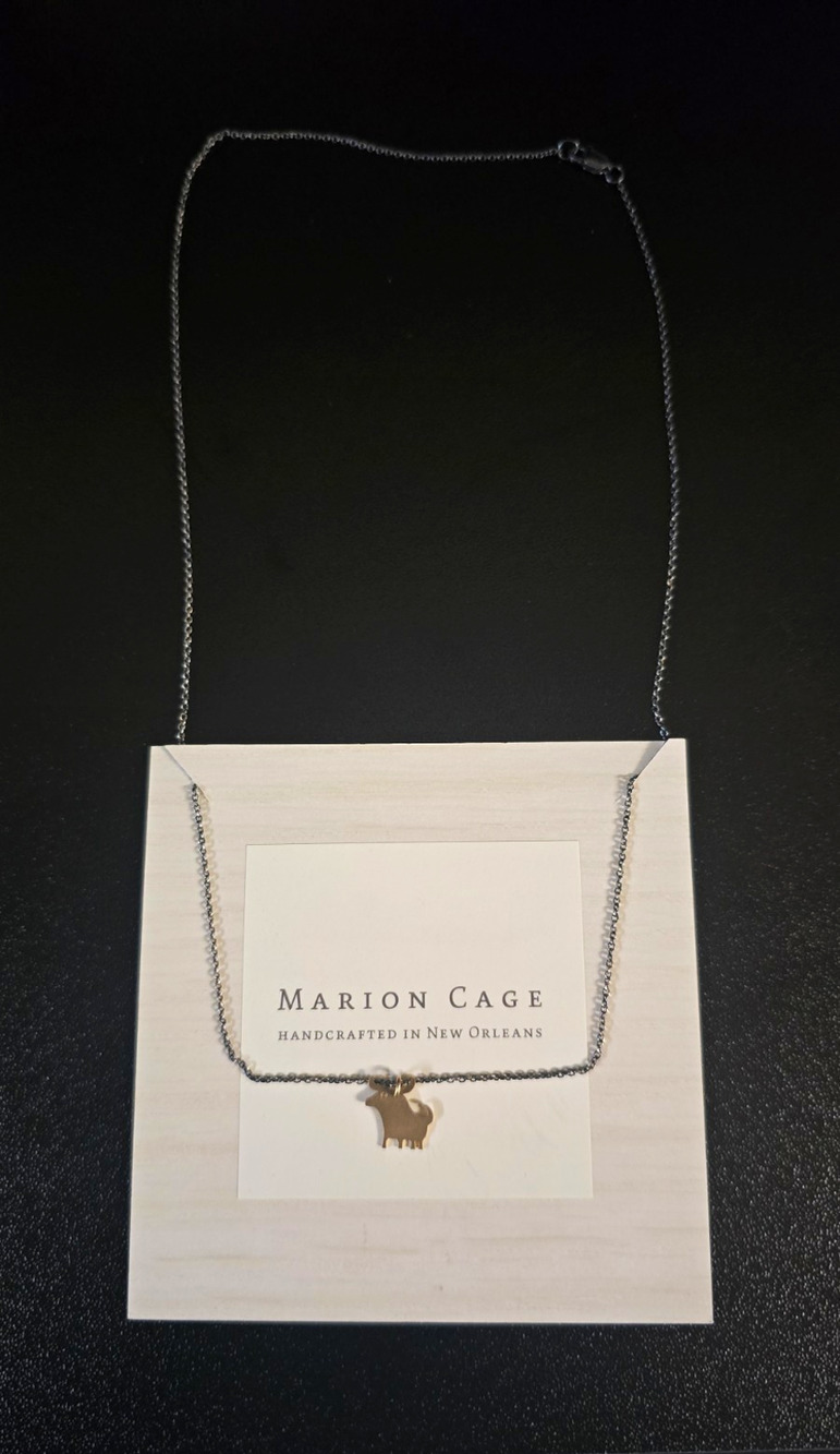 Marion Cage Sundance Catalog Sterling Silver Animal Pendant Necklace New In Box